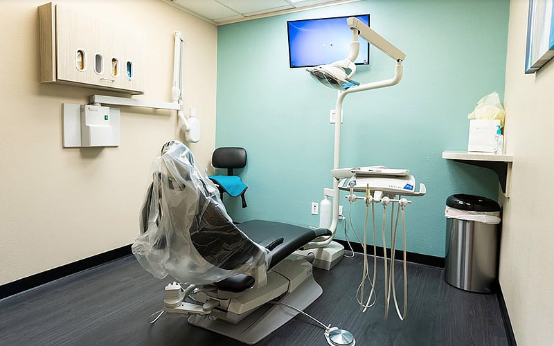 Exam Room at Smile Dental Clinics